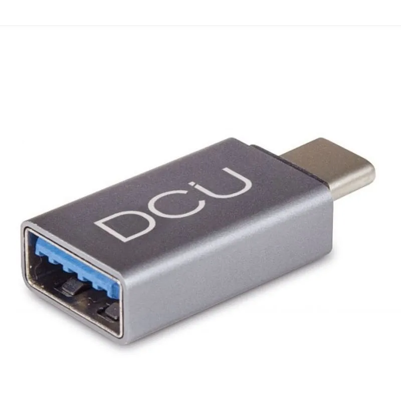 Adattatore DCU Tecnologic da USB-C a USB 3.0 Grigio - immagine 1