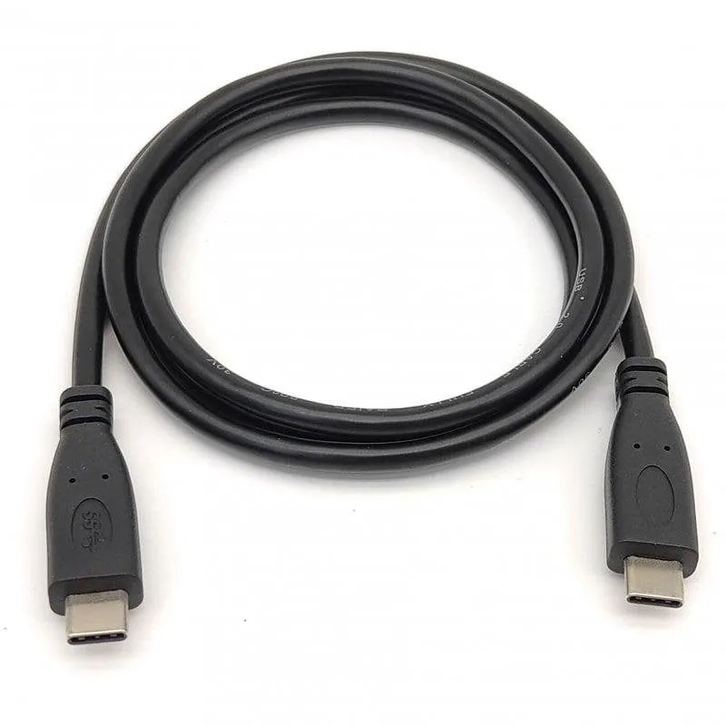 Cavo USB-C 2.0 Maschio/Maschio 2m Nero Equip - immagine 1