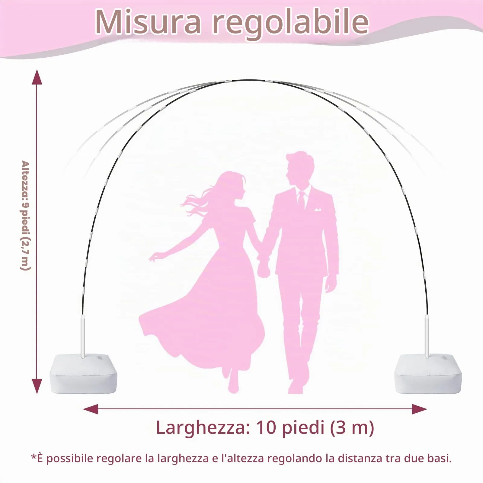 PlusFive Arco regolabile con pompa ad aria elettrica da 600 W - immagine 4