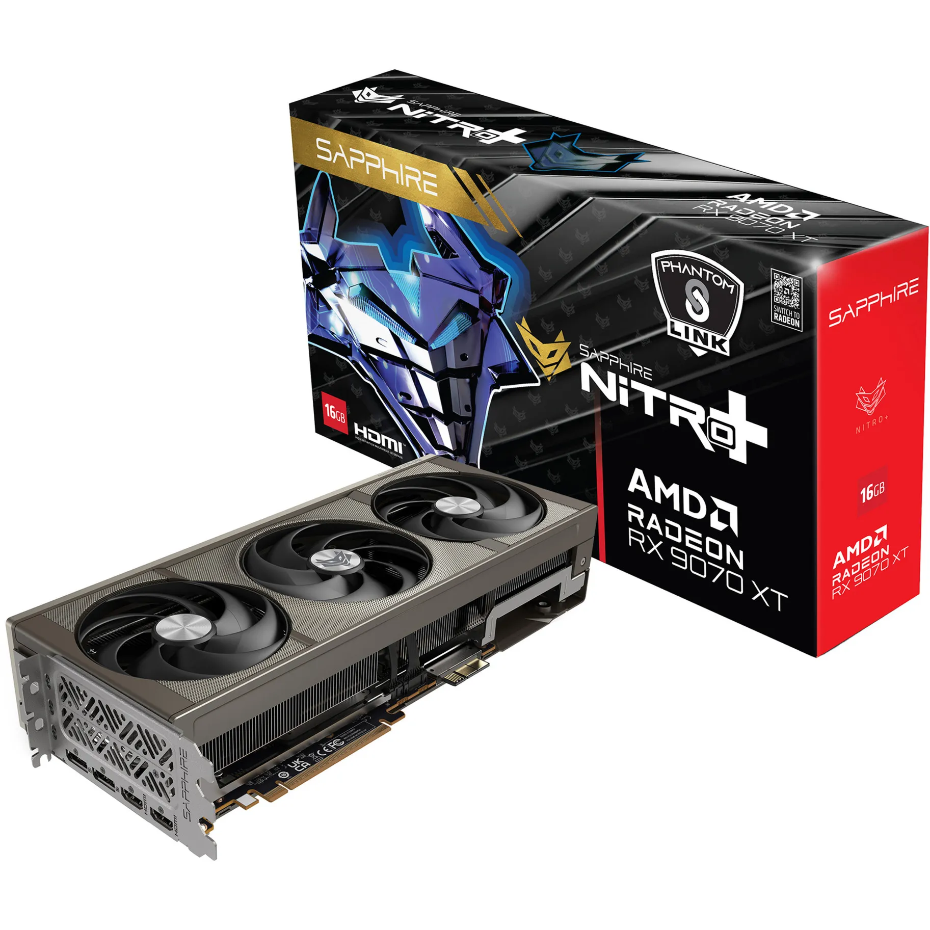 Radeon RX 9070 XT Nitro+ Phantom Link OC, Scheda grafica - immagine 1