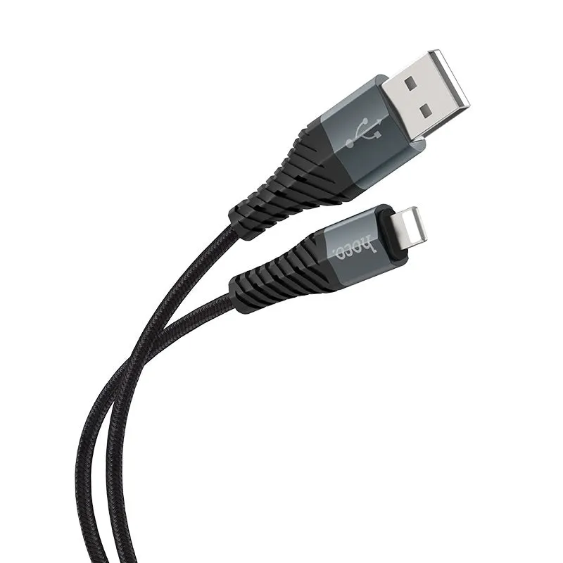 Cavo dati e ricarica USB-A - Lightning HOCO X38 Cool, 18W, 1m, nero - immagine 1