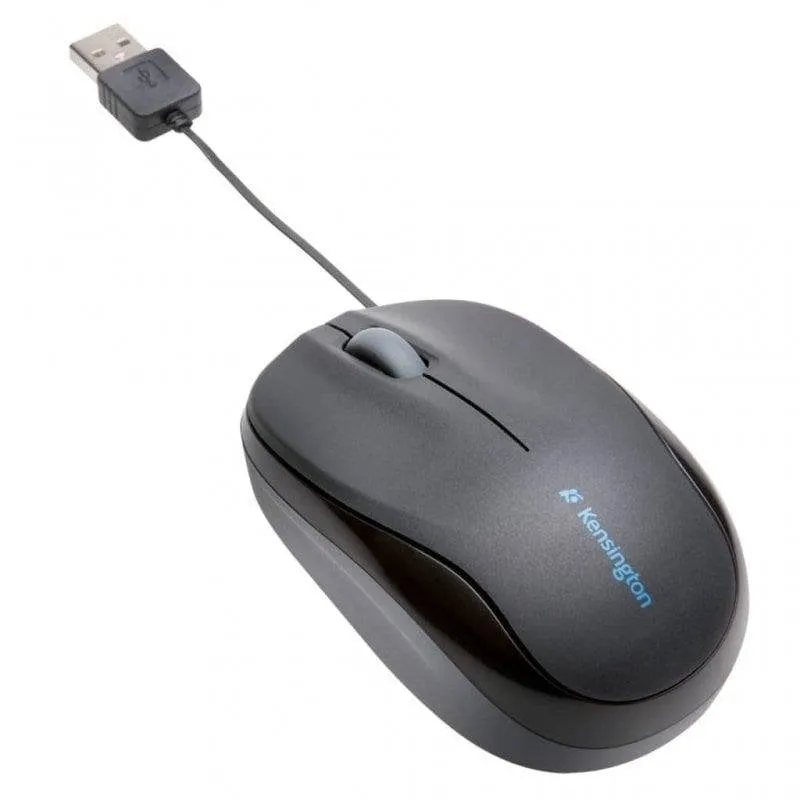 Ratón Kensington Pro Fit USB Retrattile 1000 DPI Nero - immagine 1