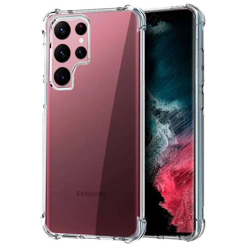 Fantastica custodia antishock trasparente per Samsung Galaxy S22 Ultra S908 - immagine 1