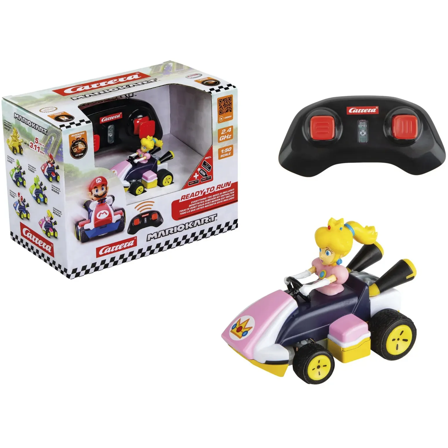 2,4GHz Mario Kart Mini RC - Peach - immagine 1