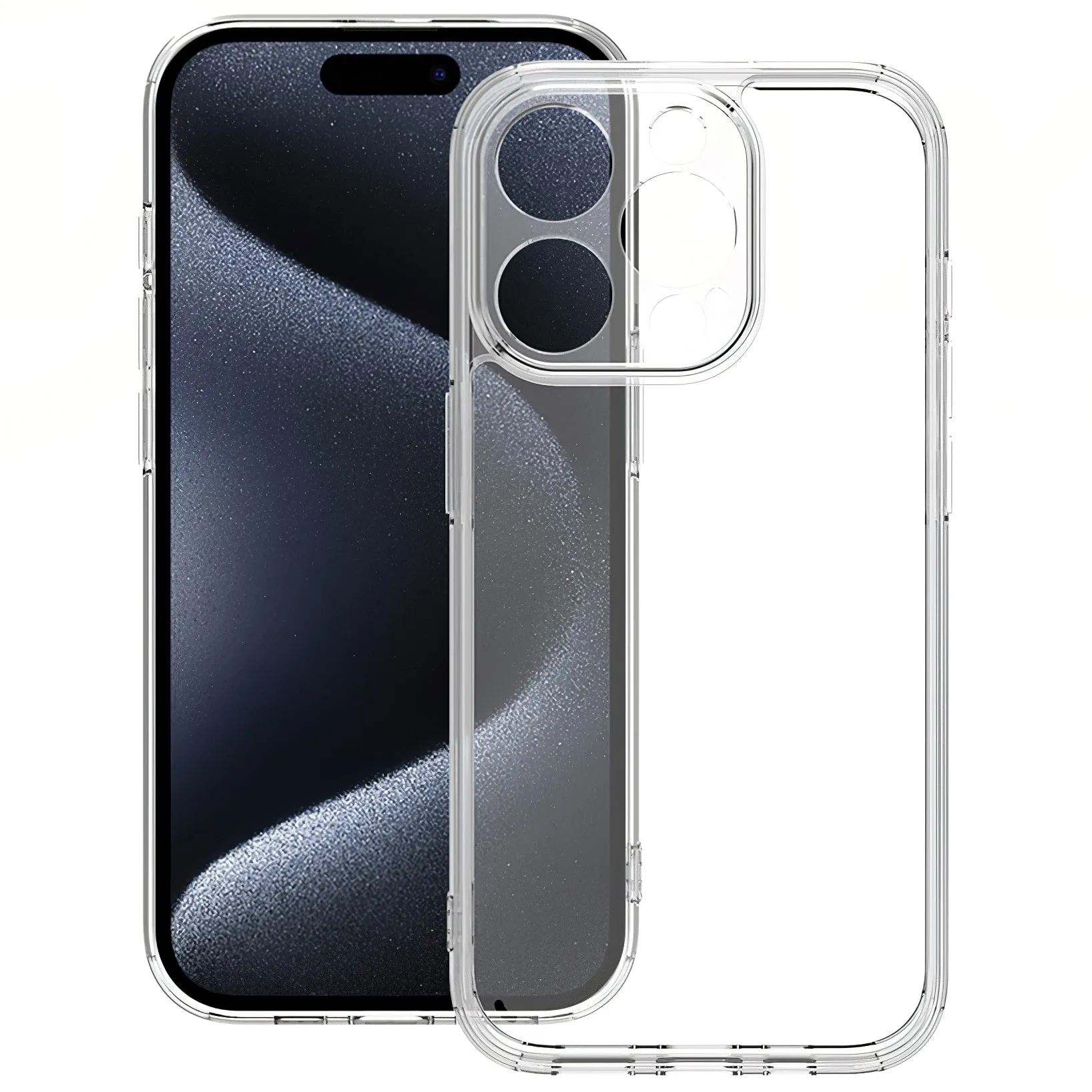 Custodia per Samsung Galaxy S24+ S926, Vmax, Trasparente - immagine 1