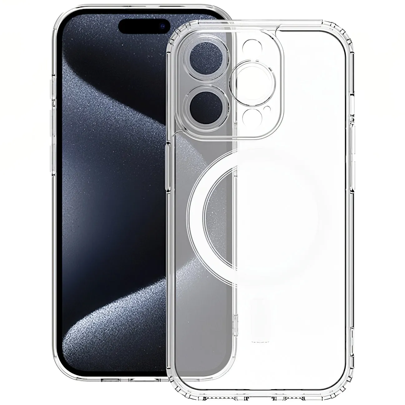 Custodia per Xiaomi Redmi Note 13 4G / Note 13 5G, Vmax, Trasparente - immagine 1
