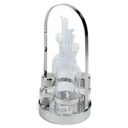 Set condimento 4 pz (12x24cm) Menage Cromo 12530000IVV - immagine 1