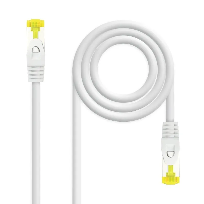 Cavo di rete Nanocable RJ45 SFTP LSZH Cat.6A 25 cm Bianco - immagine 1