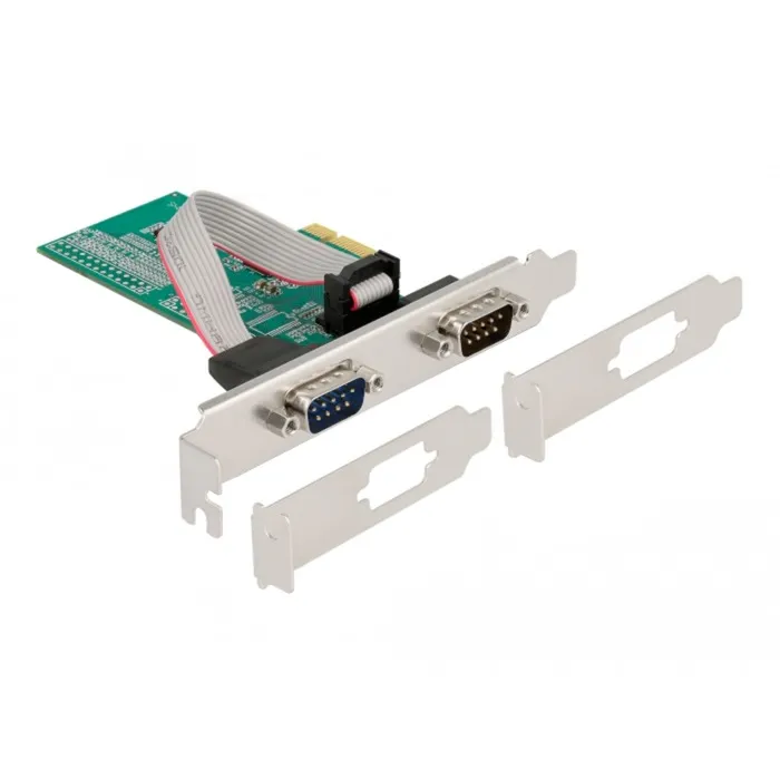 Scheda PCIe x1 a 2x Seriale RS-232, Scheda di interfaccia - immagine 1