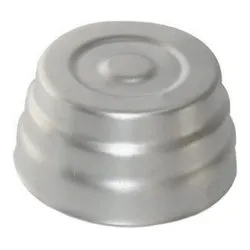 Stampo budino alluminio liscio senza orlo (8cm) Alluminio 1151008BS - immagine 1