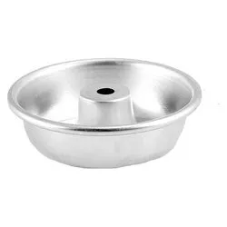 Stampo ciambella alluminio bassa con tubo (10cm) Alluminio 1157010BS - immagine 1