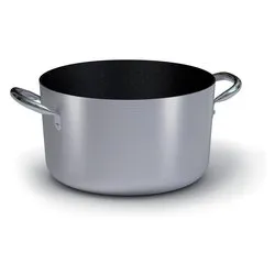 Casseruola Alluminio antiaderente (36cm) PROFESSIONALE SERIE 2000 Alluminato e Nero 2018 36 - immagine 1