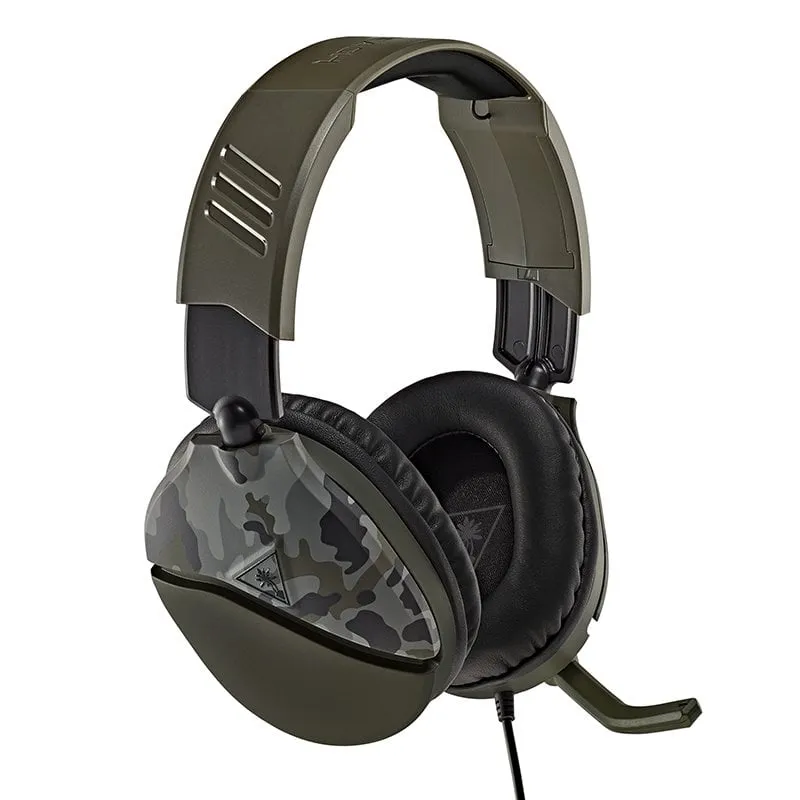 Turtle Beach Recon 70 Green Camo Auricolare Cablato A Padiglione Giocare Nero, Cachi - immagine 1