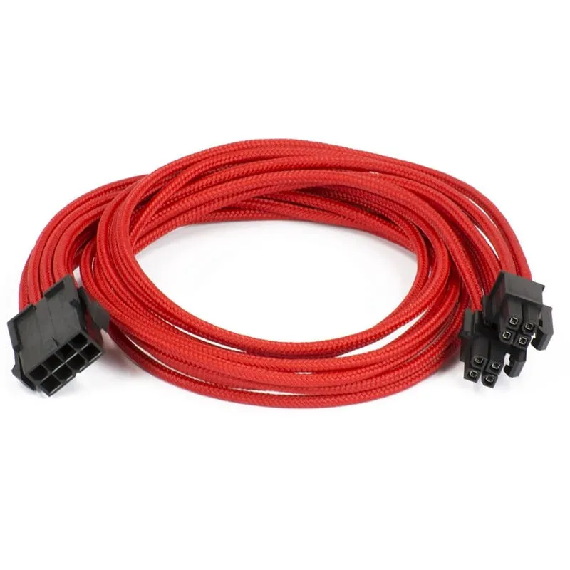 Phanteks CB8P Cavo Prolunga Scheda Madre 4+4 Pin Rosso - immagine 1