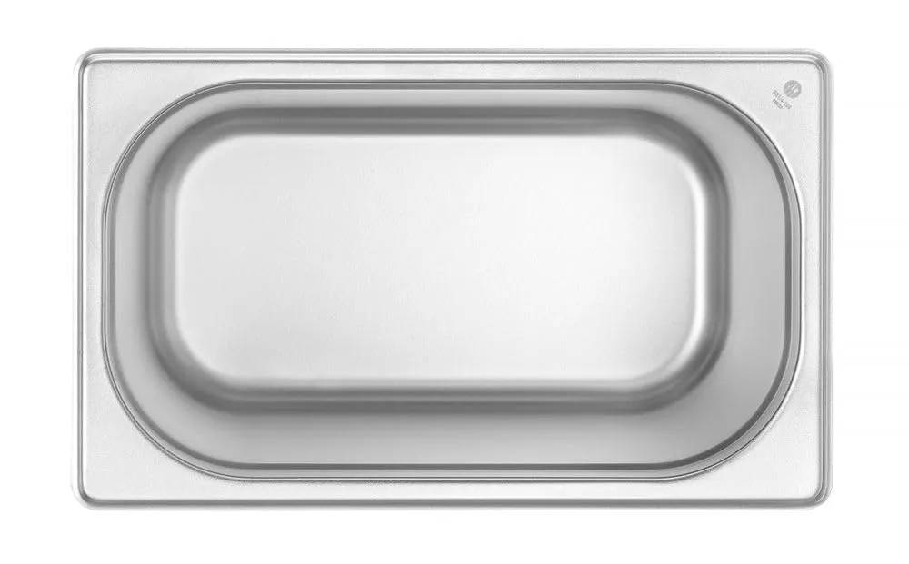 HENDI Contenitore Gastronorm GN 1/4, Budget Line, resistenza termica -40 °C a 250 °C, per forno e bagnomaria, 5,5L, 265x162x(H) 200mm, acciaio inox - immagine 2