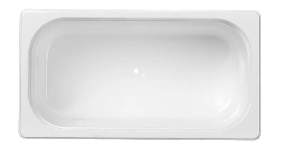 HENDI Contenitore Gastronorm, Recipiente GN, GN 1/3, resistente alle temperature da -40 °C a 110 °C, 5.7 L, 325x176x(H)150 mm, policarbonato bianco - immagine 3