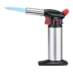 Caramellatore a fiamma (Gas butano (non incluso)) Arrow professionale Silver e Nero CA2 - immagine 1