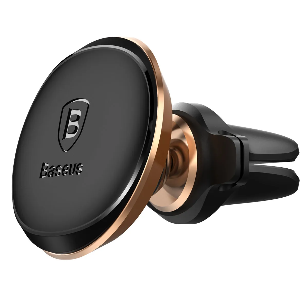 Baseus Supporto magnetico per presa d'aria per auto, universale, oro rosa C4014120101G13-00 - immagine 1