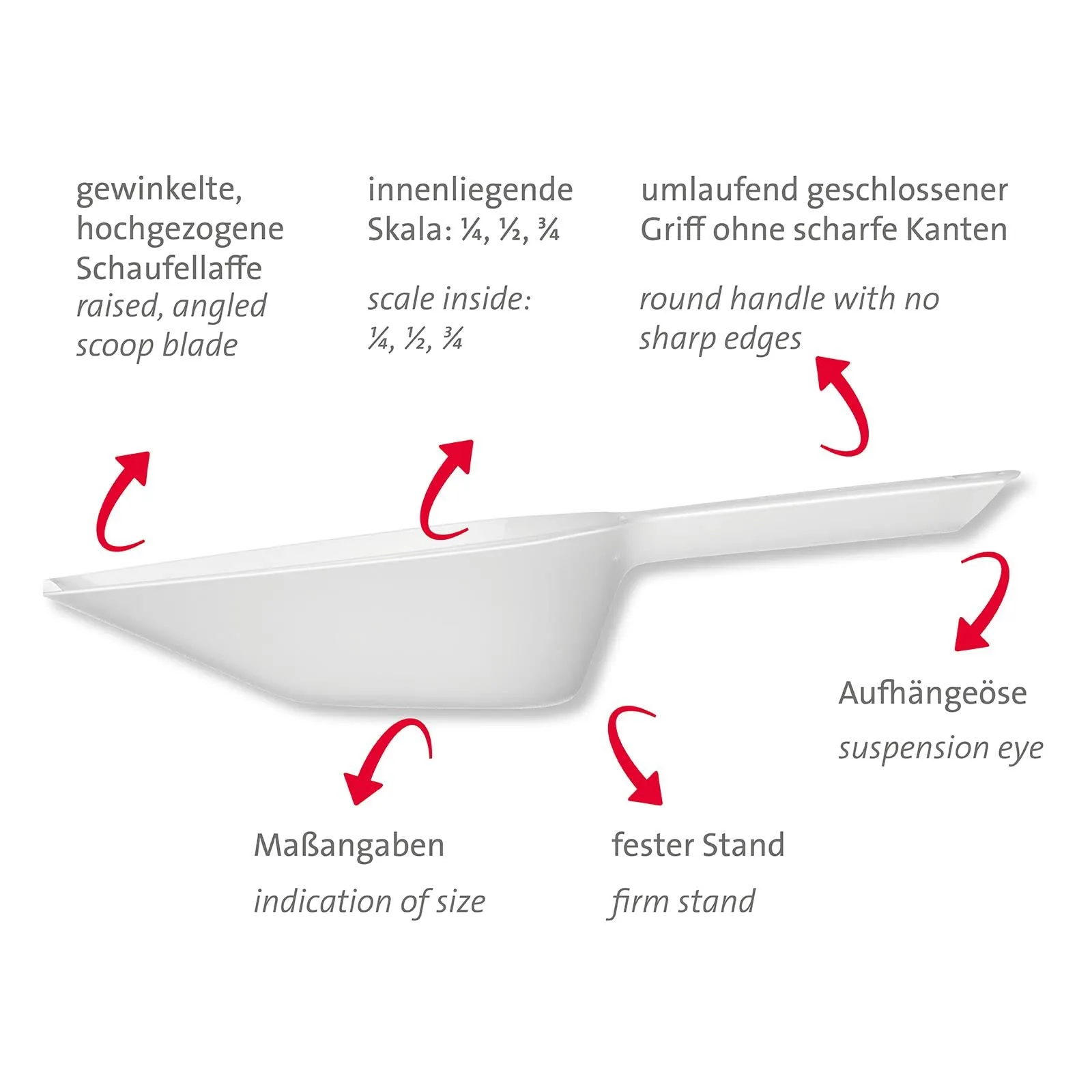 Westmark Paletta dosatrice Halvar – 1400 ml, con scala graduata - immagine 7