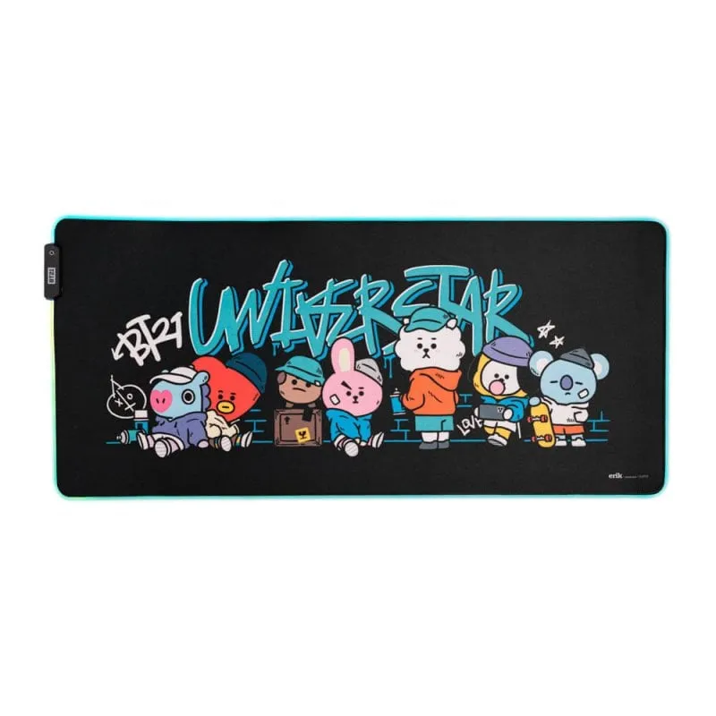 Tappetino per mouse da gioco Erik XXL BT21 - immagine 1