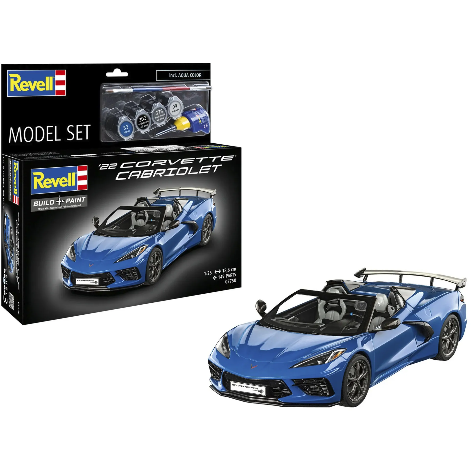Set modello Corvette C8 Cabriolet, Veicolo modello - immagine 1