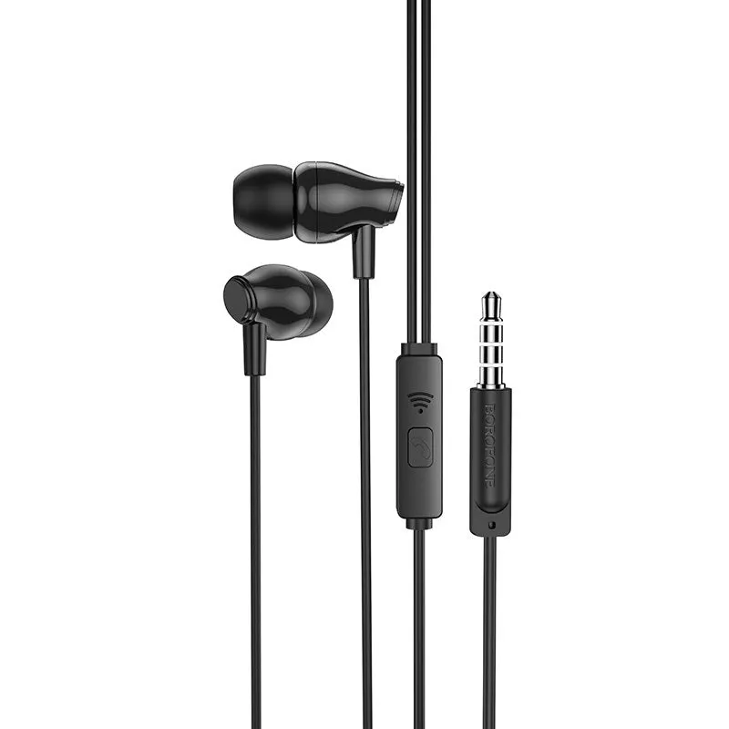 Auricolare 3.5mm Borofone BM61 Wanderer, Nero - immagine 1