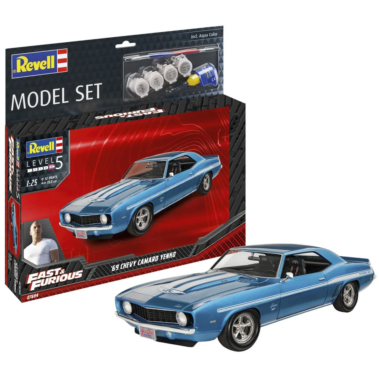 Model Set Fast & Furious 1969 Chevy Camaro Yenko, Veicolo modello - immagine 1