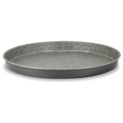Teglia tortiera focaccia Alluminio antiaderente (36cm) HAPPY STONE Grigio pietra HAPSTTORFOXXXX36 - immagine 1