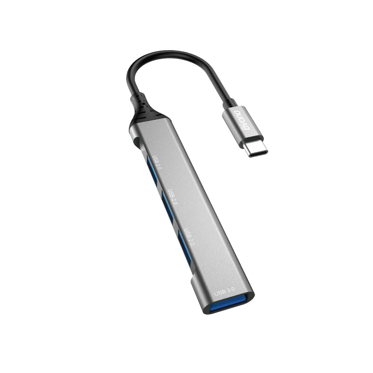 Hub USB-C Dudao A16T, 1 x USB-A 3.0 - 3 x USB-A, Nero - immagine 1