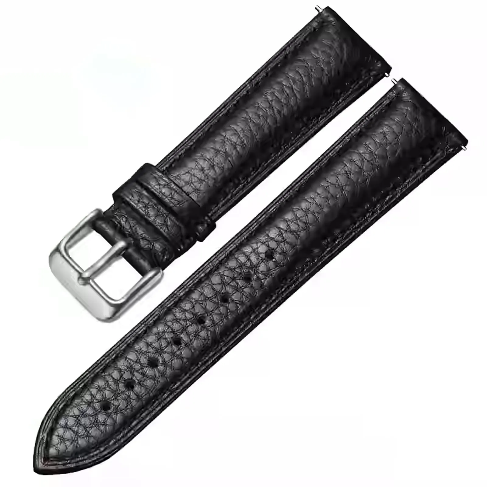 Aoeiwv Cinturini Orologio in Pelle Sgancio Rapido Mano Cucito Tessura Imbottito Cinturino 12/13/14/15/16/17/18/19/20/21/22/23/24 mm Cinturino Orologio in Pelle Genuina per Donne Uomini - immagine 1