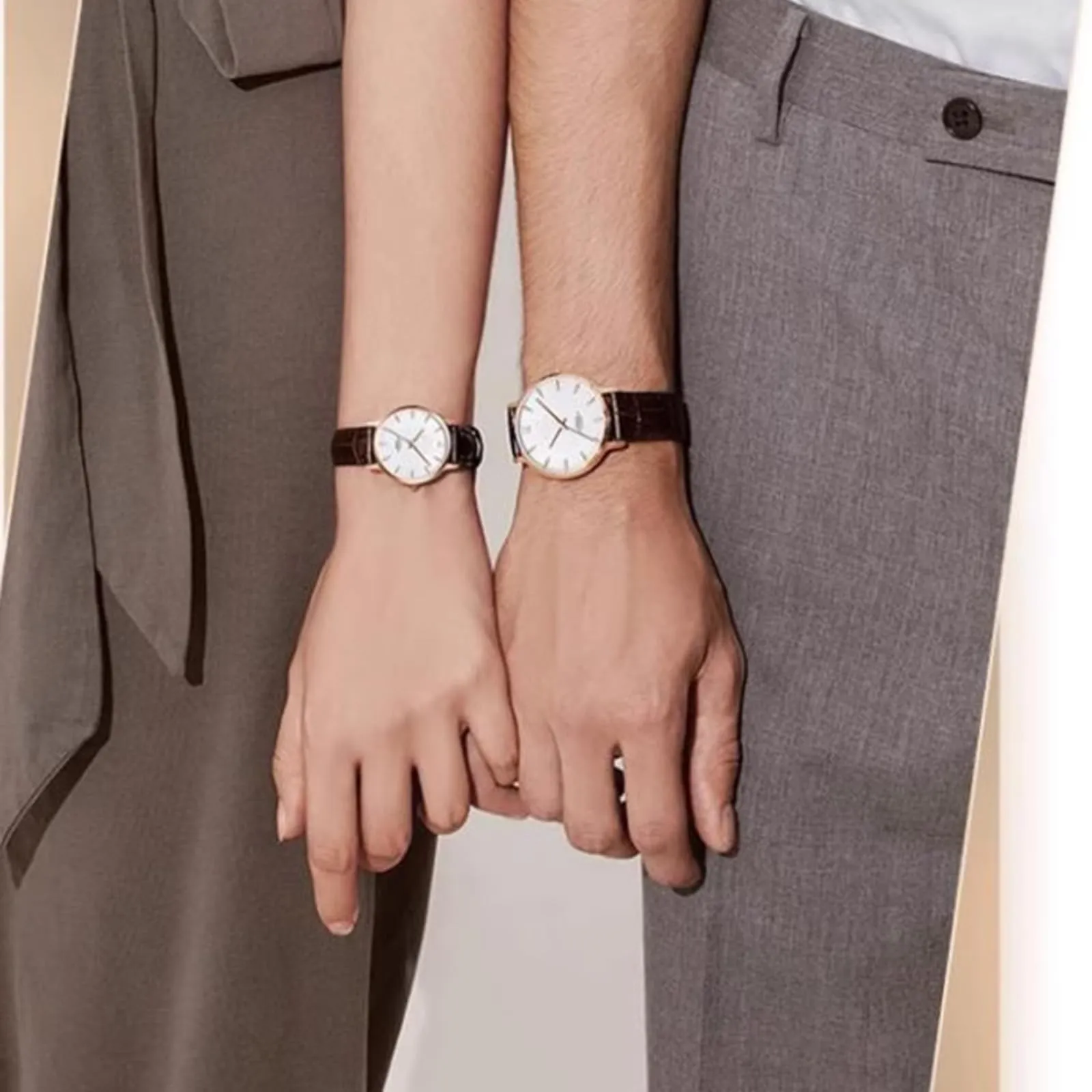 Aoeiwv Cinturini Orologio in Pelle Sgancio Rapido Mano Cucito Tessura Imbottito Cinturino 12/13/14/15/16/17/18/19/20/21/22/23/24 mm Cinturino Orologio in Pelle Genuina per Donne Uomini - immagine 4