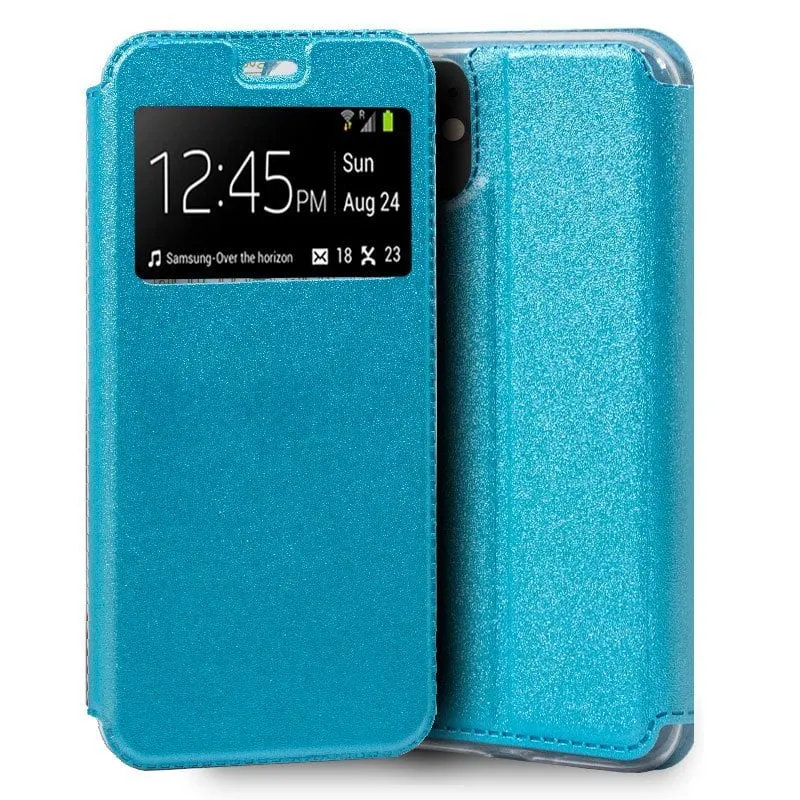 Fantastica custodia Flip Cover azzurra per iPhone 11 - immagine 1