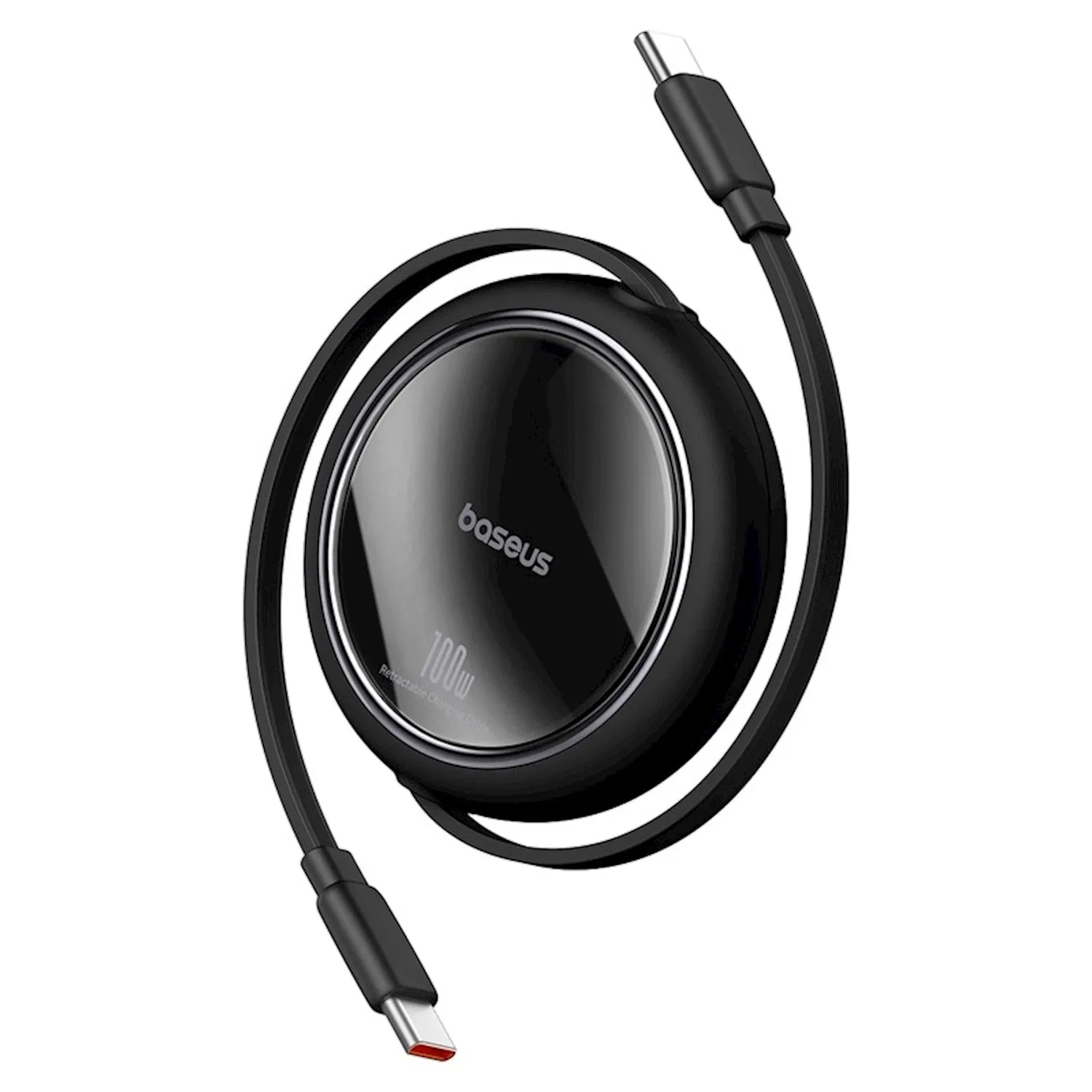 Cavo dati e ricarica USB-C - USB-C Baseus Free2Draw Mini Retrattile USB-C, 100W, 1m, nero P10364500111-00 - immagine 1