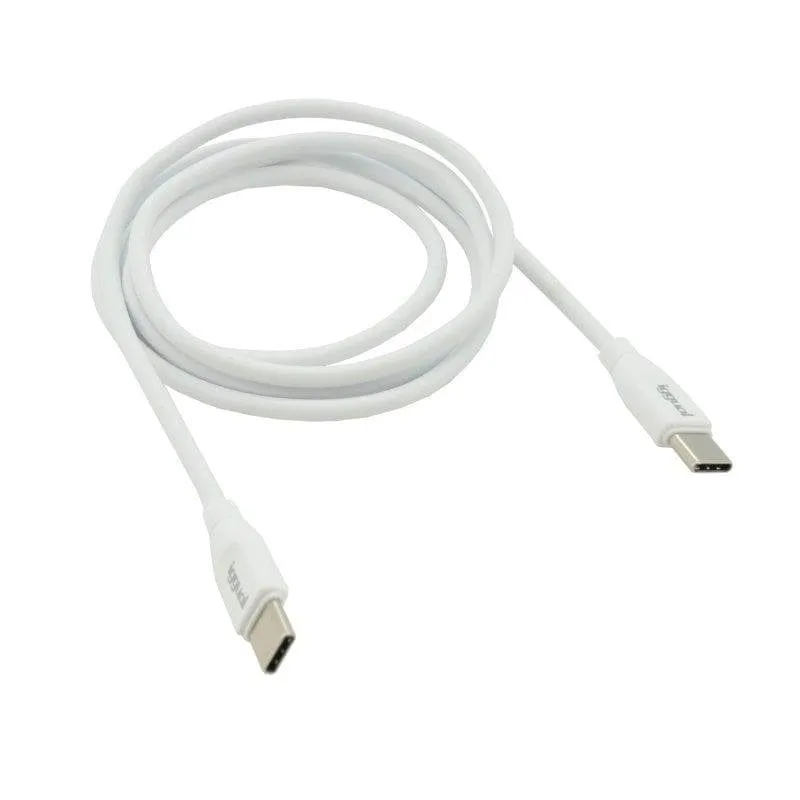 Cavo USB-C iggual Quickcharge 3.0 1m Bianco Trasferimento Dati 3A - immagine 1