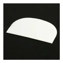 Raschietto Plastica semicerchio 6 pz (13,8x9,5cm) PROFESSIONAL Bianco FV 880 2 - immagine 1