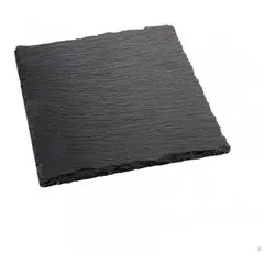 Piatto portata Ardesia (25x25x0,5cm) quadro ARDESIA Nero 11970250PPV - immagine 1