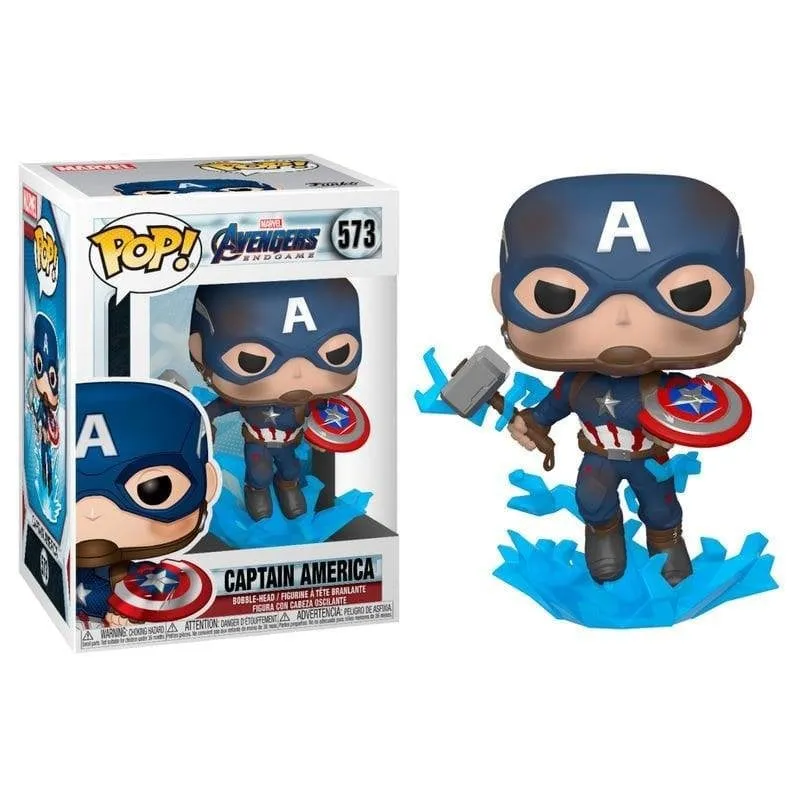 Figurina Funko Pop Captain America Endgame Vinile - immagine 1