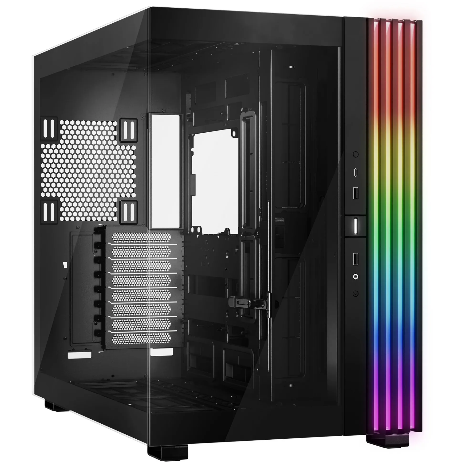 LIGHT BASE 900 DX Black Full Tower Nero, Torre grande telaio - immagine 1