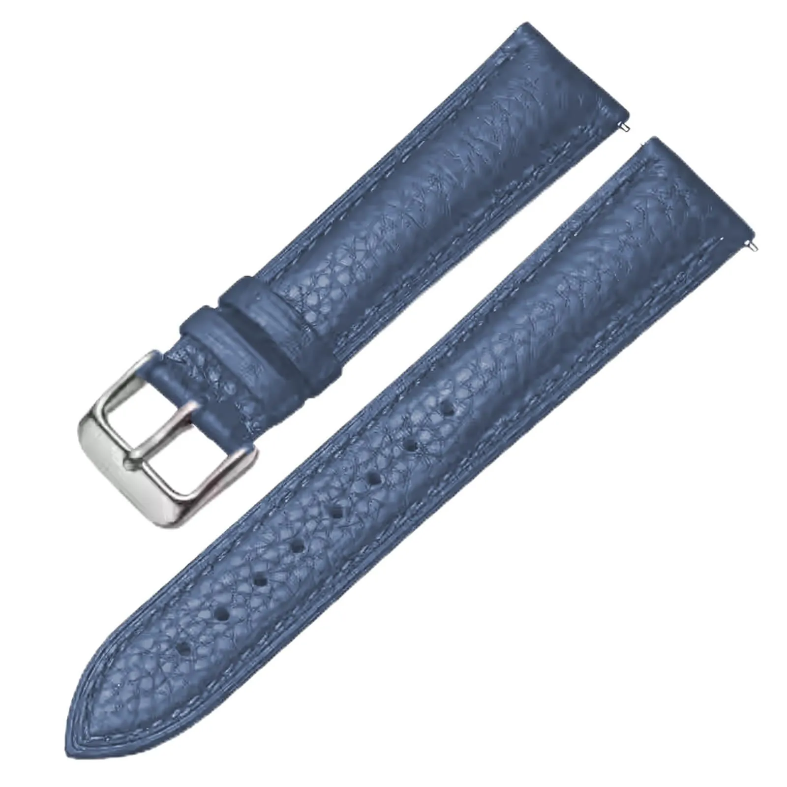 Aoeiwv Cinturini Orologio in Pelle Sgancio Rapido Mano Cucito Tessura Imbottito Cinturino 12/13/14/15/16/17/18/19/20/21/22/23/24 mm Cinturino Orologio in Pelle Genuina per Donne Uomini - immagine 1