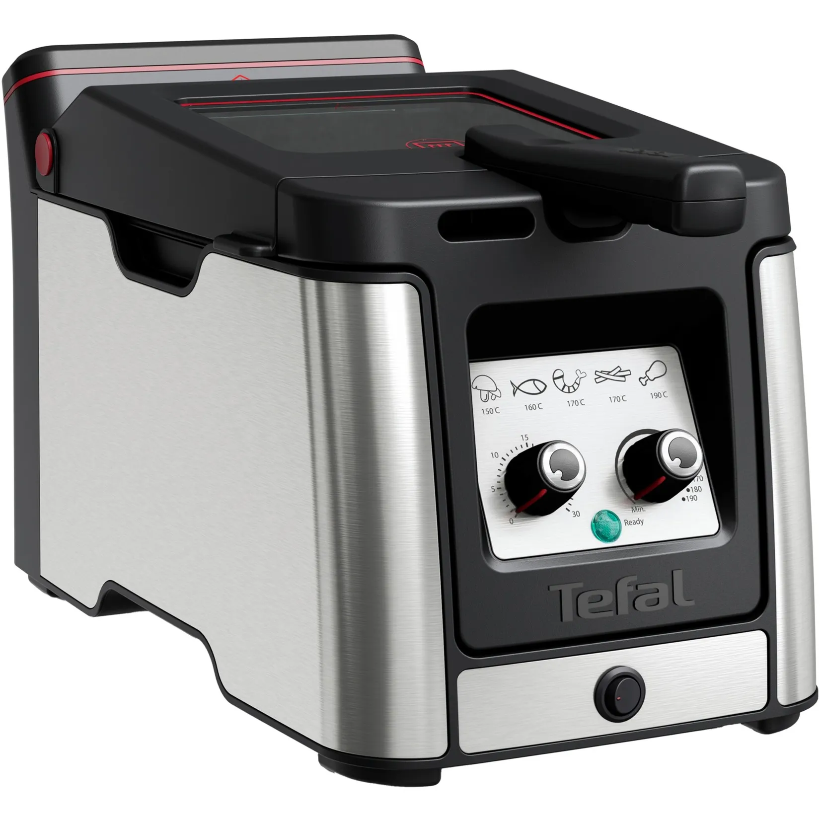 Clear Duo FR600D Singolo 0,65 L Indipendente 2000 W Friggitrice Nero, Acciaio inox - immagine 1