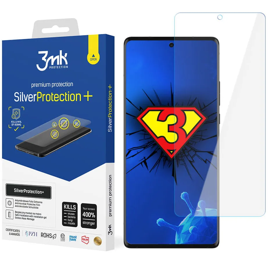 Pellicola protettiva Schermo 3MK Silver Protect+ per Motorola Edge 30 Ultra, Plastica - immagine 1
