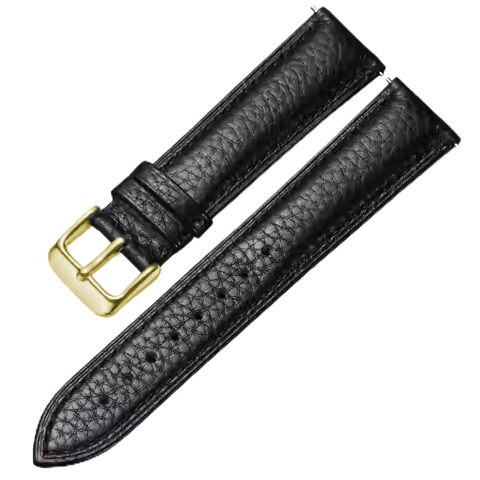 Aoeiwv Cinturini Orologio in Pelle Sgancio Rapido Mano Cucito Tessura Imbottito Cinturino 12/13/14/15/16/17/18/19/20/21/22/23/24 mm Cinturino Orologio in Pelle Genuina per Donne Uomini - immagine 1
