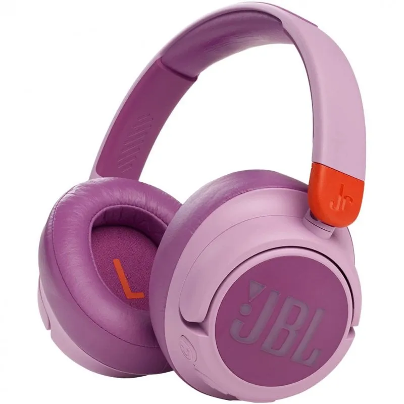 Cuffie over-ear wireless JBL JR 460NC per bambini con cancellazione del rumore rosa - immagine 1