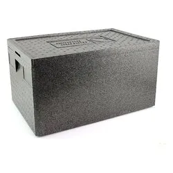 Cassetta isotermica Mod. 1/1 (53,5x33x32cm) GASTRONORM Grigio FV 40459 - immagine 1