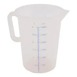 Caraffa dosa alimenti graduata (3Lt) Trasparente FV 950 - immagine 1