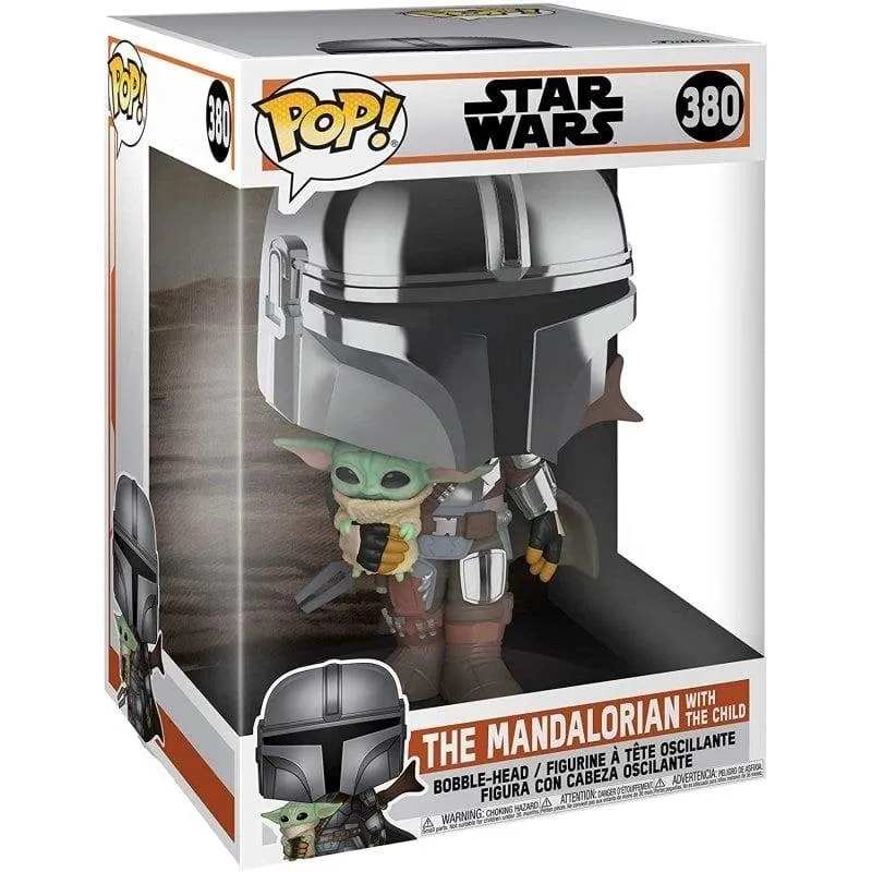Figura da Collezione Funko Pop Star Wars El Mandaloriano XL Versione Armatura - immagine 1