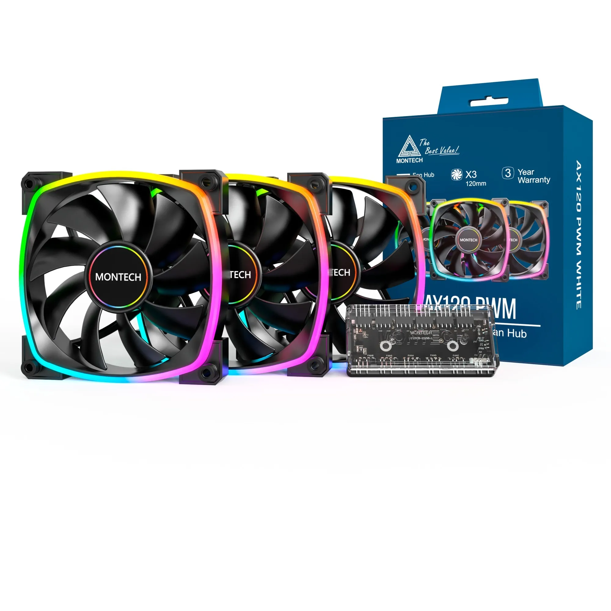 AX120 PWM 120x120x25, Ventola - immagine 1