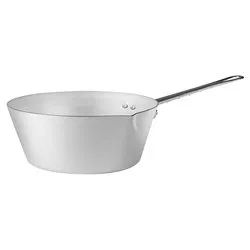 Casseruola Alluminio (20cm) conica 1 manico con becco PROFESSIONAL FAMILY Silver naturale FAMA920 - immagine 1