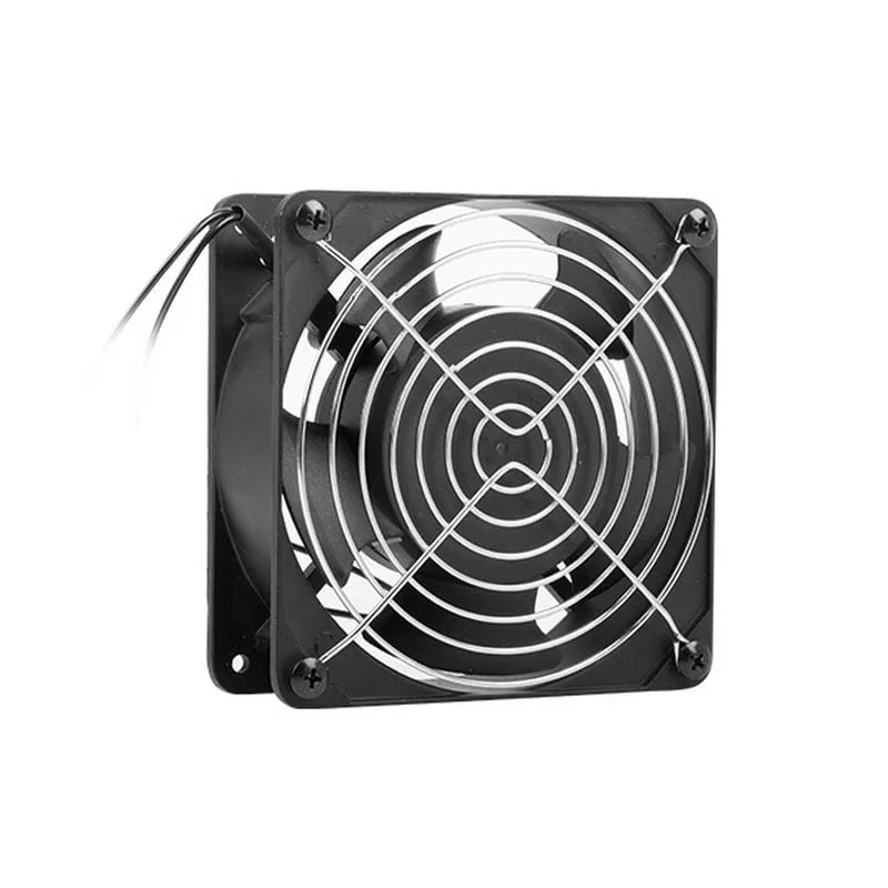 Ventilatore Lanberg AK-1501-B 120mm 230V Nero Metallico Plastica Ventilatore - immagine 1