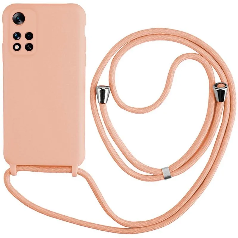 Custodia con cavo semplice rosa freddo per Xiaomi Redmi Note 11 Pro Plus 5G - immagine 1